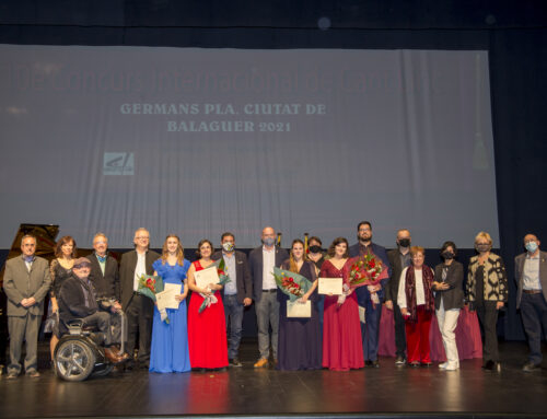 10o Concurso Internacional de Canto Lírico Germans Pla – Ciutat de Balaguer