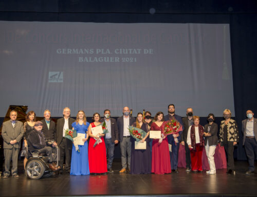 10è Concurs Internacional de Cant Líric Germans Pla – Ciutat de Balaguer