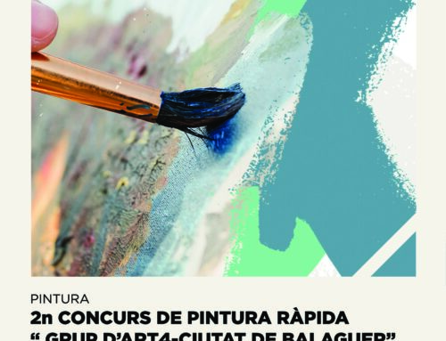 SEGON CONCURS DE PINTURA RÀPIDA GRUP D’ART4 CIUTAT DE BALAGUER