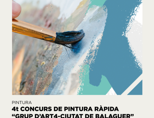 4º CONCURSO DE PINTURA RÁPIDA “GRUP D’ART4 – CIUTAT DE BALAGUER”