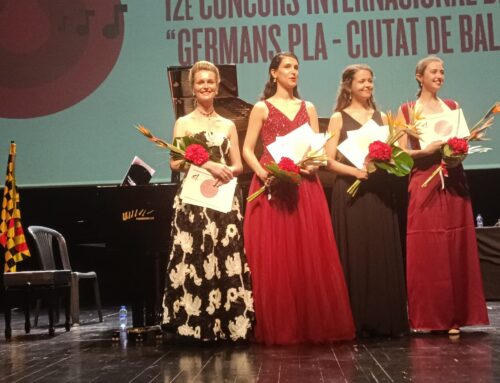 Milly Forrest gana el 12º Concurso Internacional de Canto Lírico Hermanos Pla – Ciutat de Balaguer