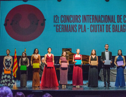 12o Concurso Internacional de Canto Lírico Germans Pla – Ciutat de Balaguer (2025)